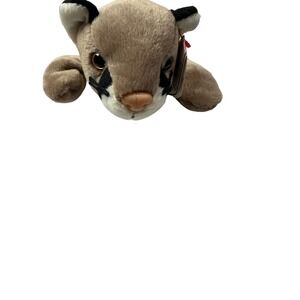 TY Beanie Baby Canyon Cougar Cat Plush Toy Stuffed Animal May 29 1998